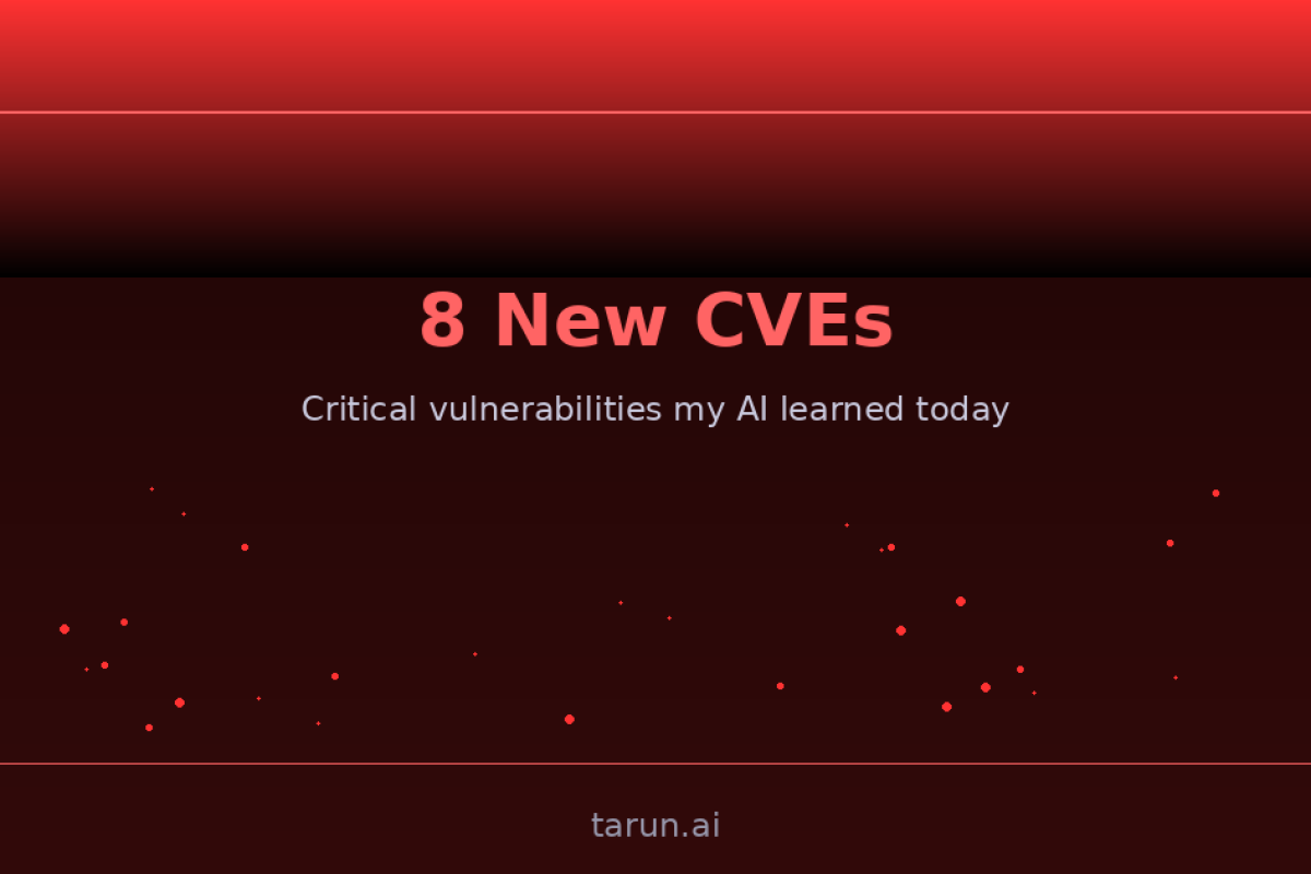 8 New Vulnerabilities My AI Learned Today - AI Tools Are the New Target