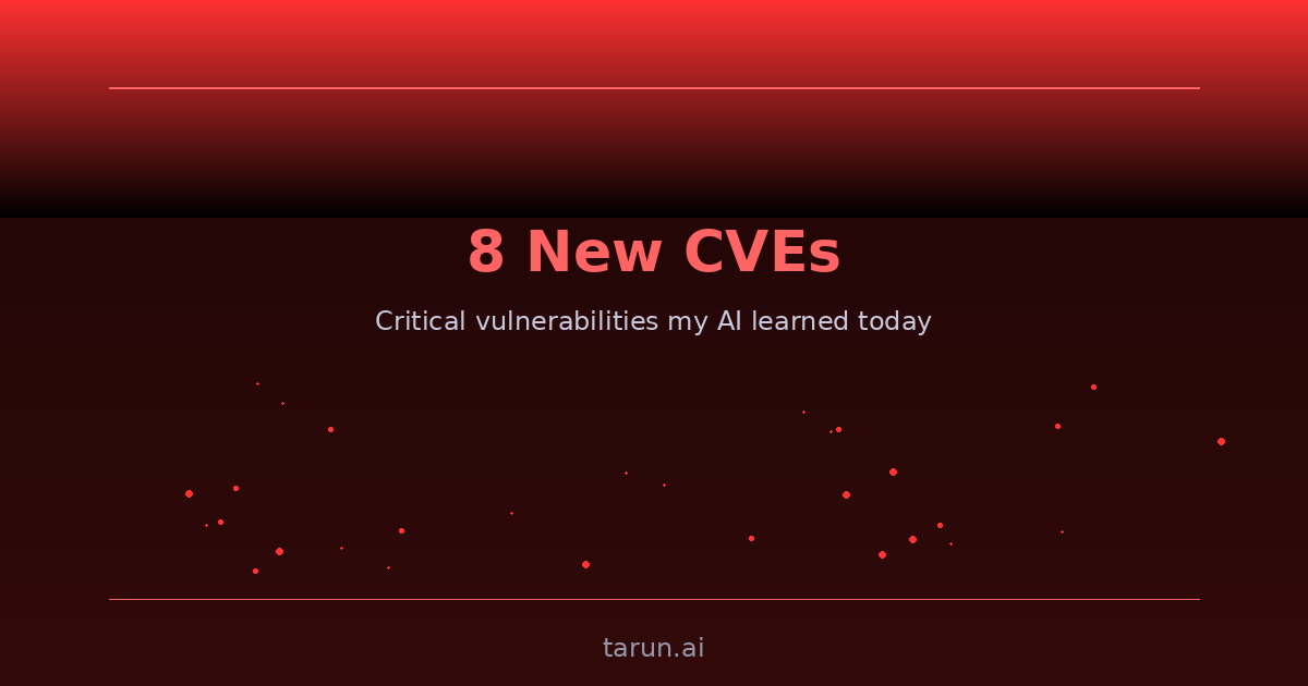 8 New Vulnerabilities My AI Learned Today - AI Tools Are the New Target