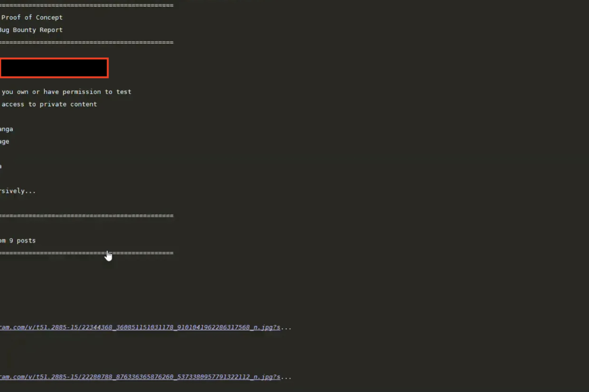 Security Research Case Study: Private Instagram Posts Authorization Flaw
