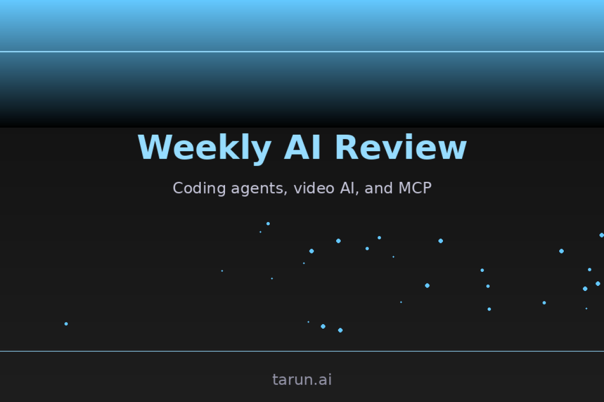 AI Weekly Review - Coding Agents, Open-Source Video, and Why MCP Matters
